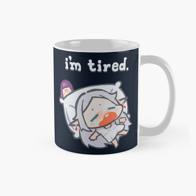 Frieren I'M Tired Cute Mug