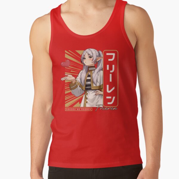 Frieren The Slayer Kiss Tank Top - Image 5