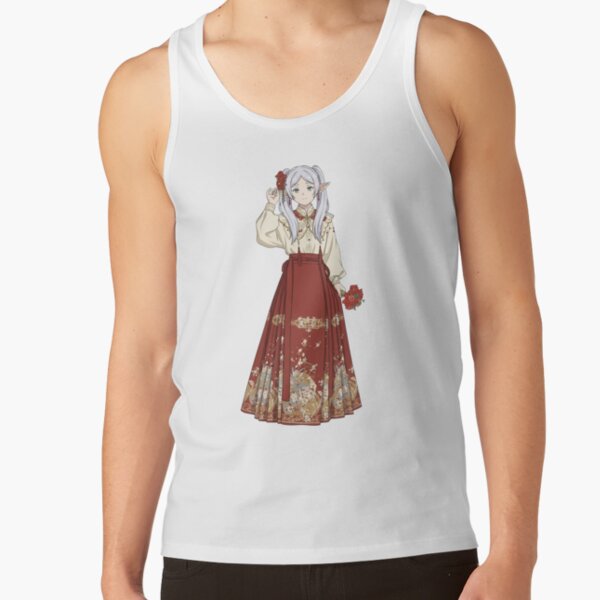 Frieren Red Petal Queen Tank Top - Image 3