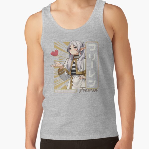 Frieren The Slayer Kiss Tank Top - Image 3