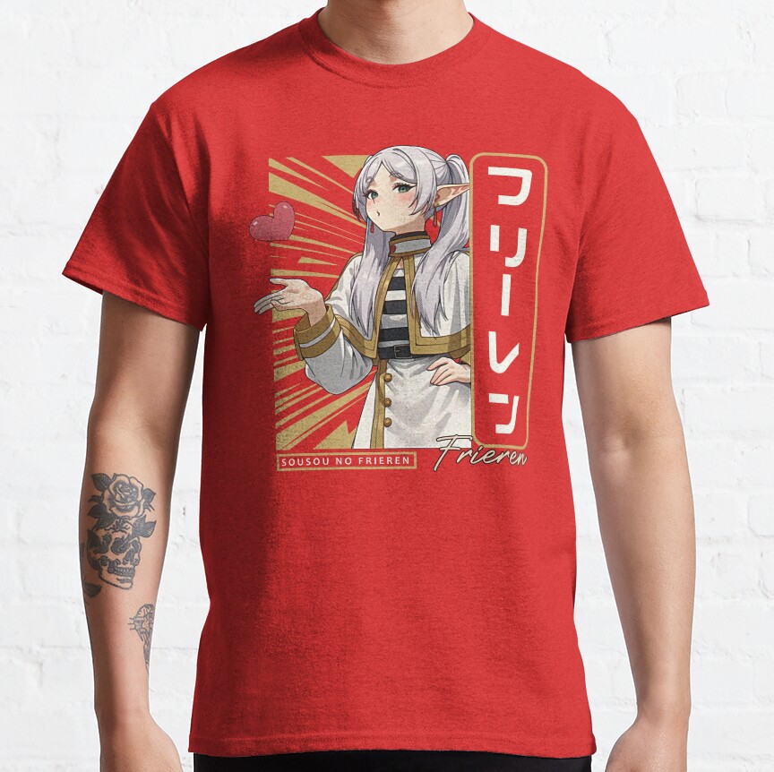 Frieren The Slayer Kiss T-Shirt - Image 3