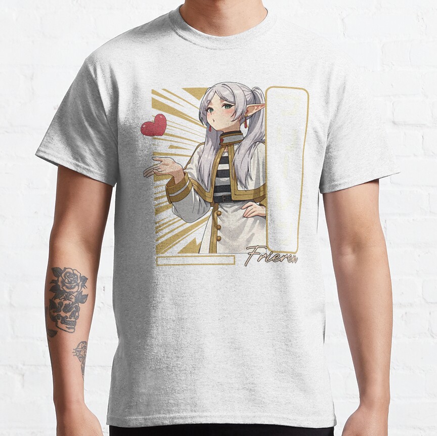 Frieren The Slayer Kiss T-Shirt - Image 6