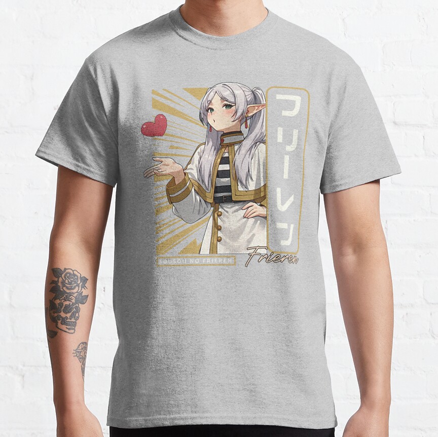 Frieren The Slayer Kiss T-Shirt - Image 2