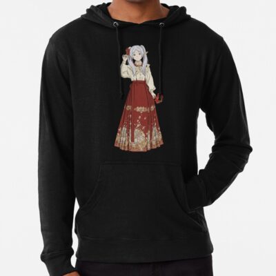 Frieren Red Petal Queen Hoodie