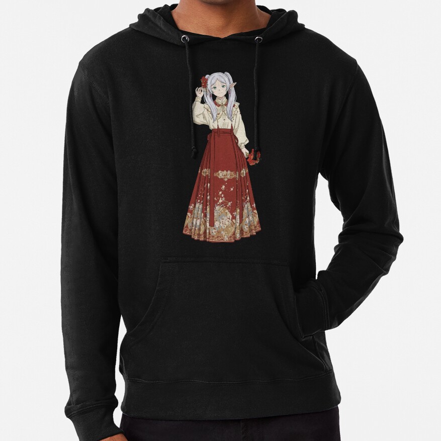 Frieren Red Petal Queen Hoodie