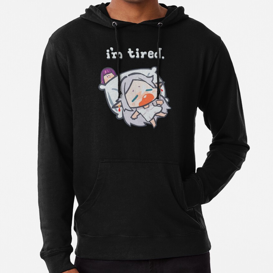 Frieren I'M Tired Cute Hoodie - Image 3