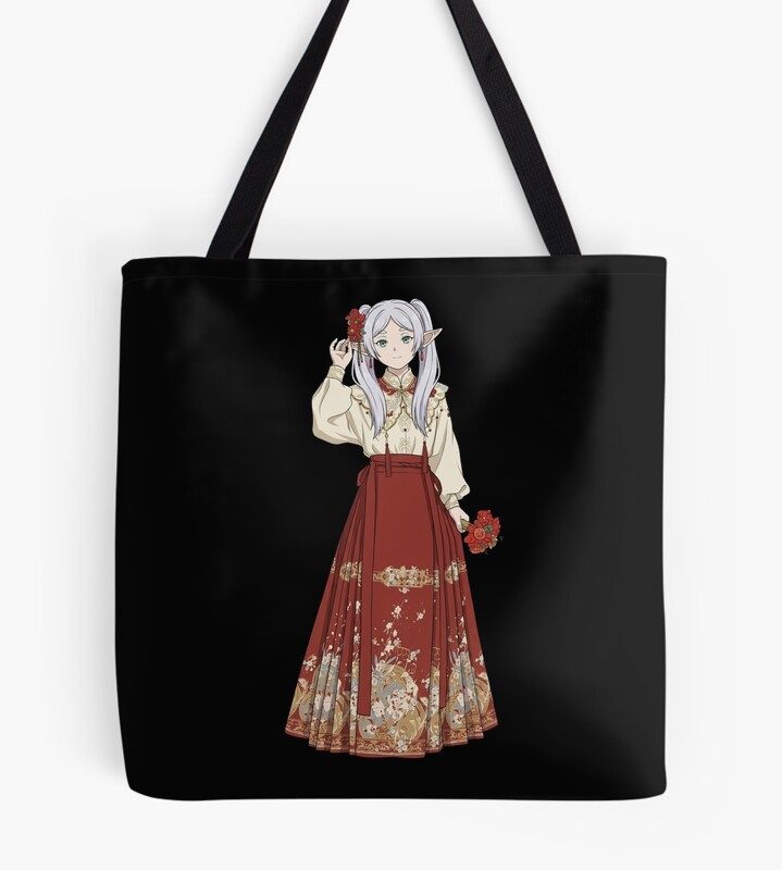 Frieren Red Petal Queen Tote Bag
