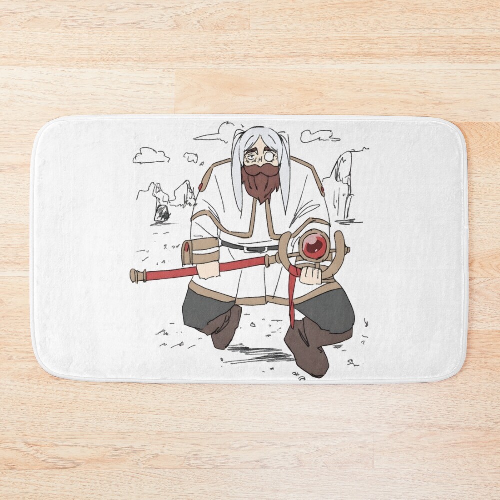 Frieren Pale Ears Bath Mat