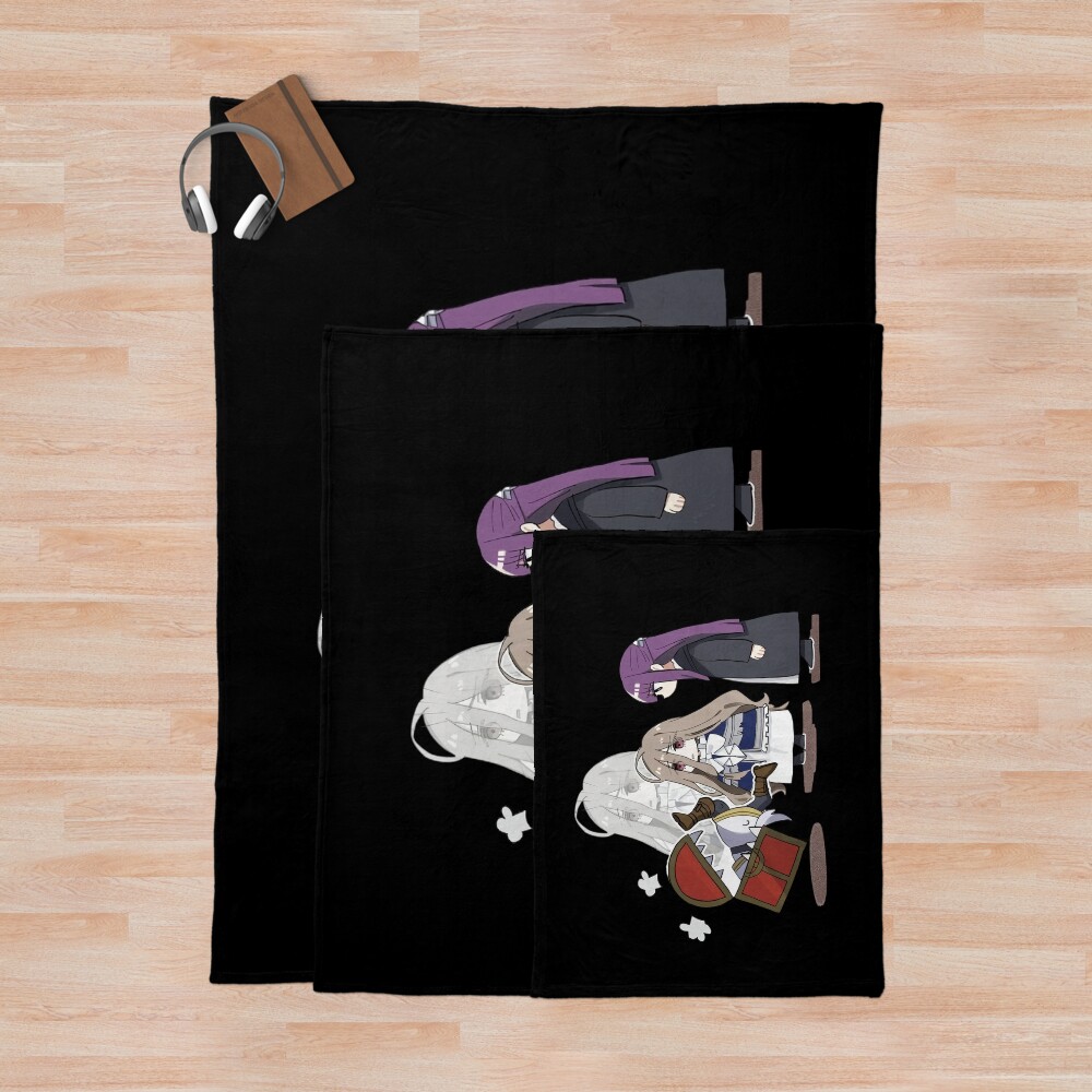 Frieren Mini Mischief Squad Throw Blanket - Image 3