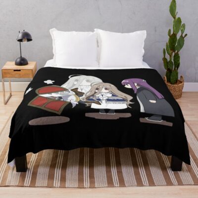 Frieren Mini Mischief Squad Throw Blanket