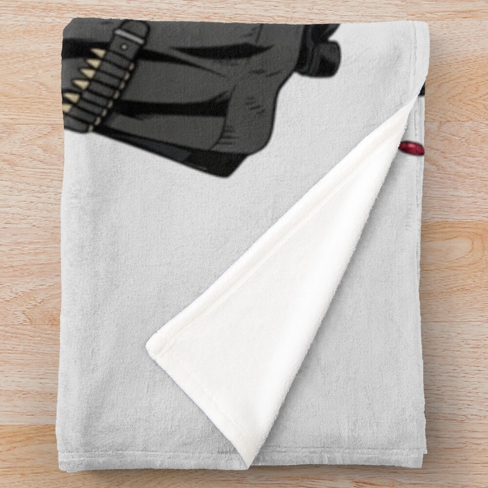 Frieren Wicked Rifles Throw Blanket - Image 2
