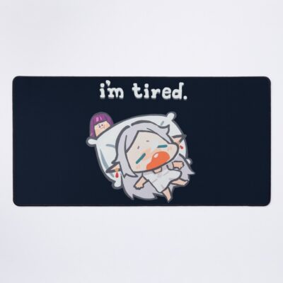 Frieren I'M Tired Cute Mouse Pad
