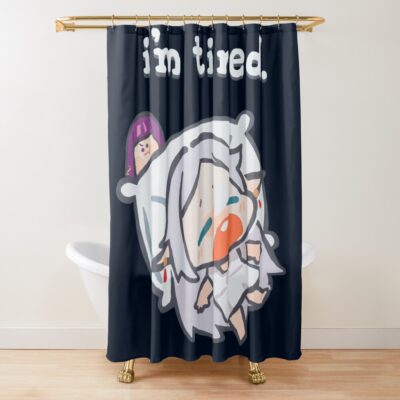 Frieren I'M Tired Cute Shower Curtain
