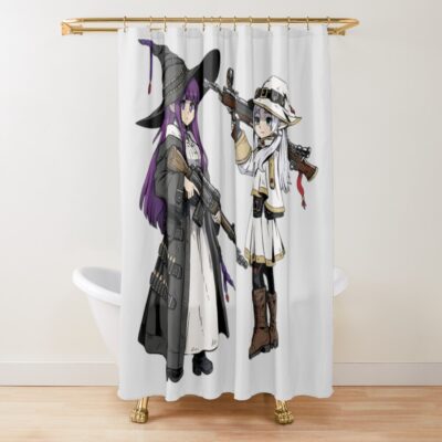 Frieren Wicked Rifles Shower Curtain
