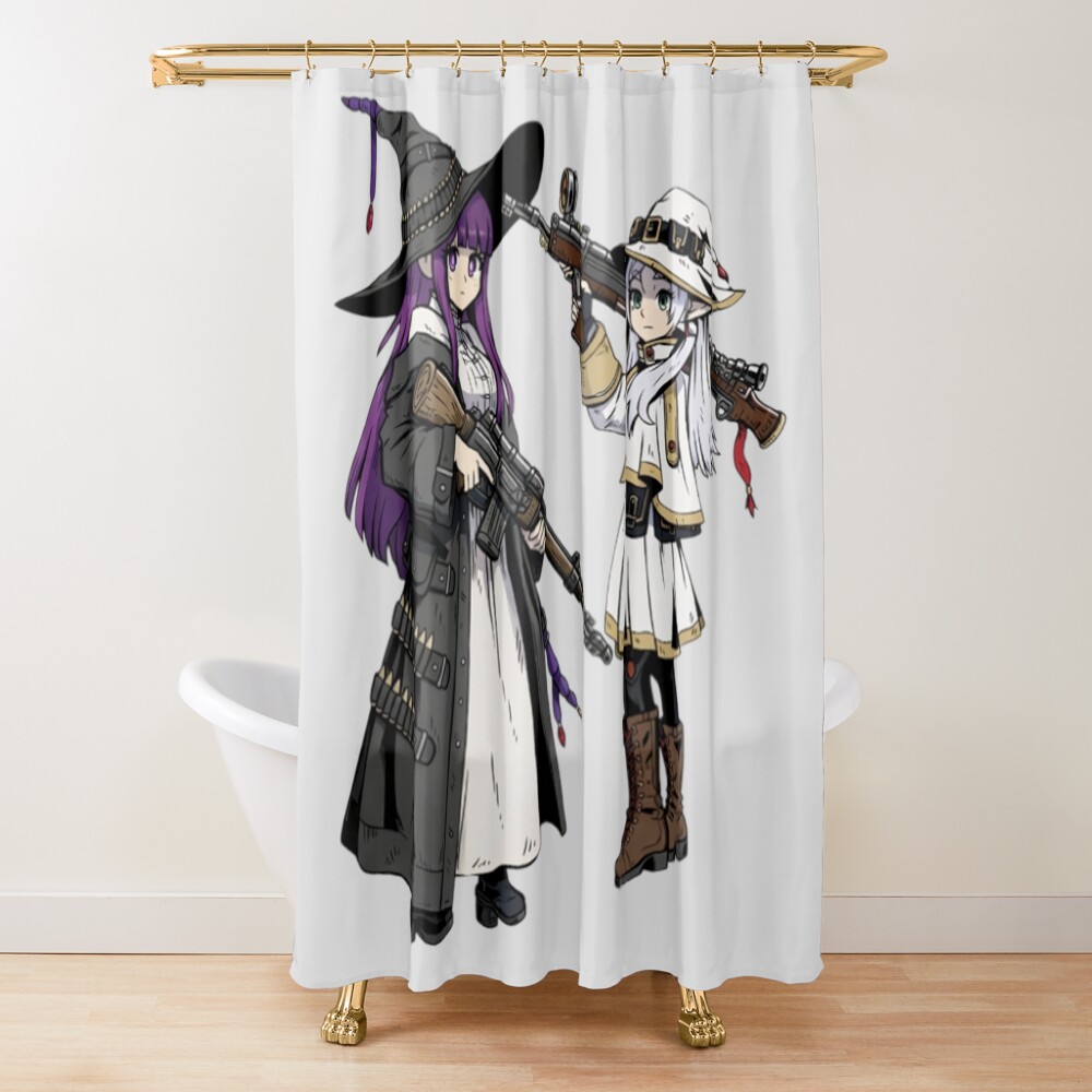 Frieren Wicked Rifles Shower Curtain