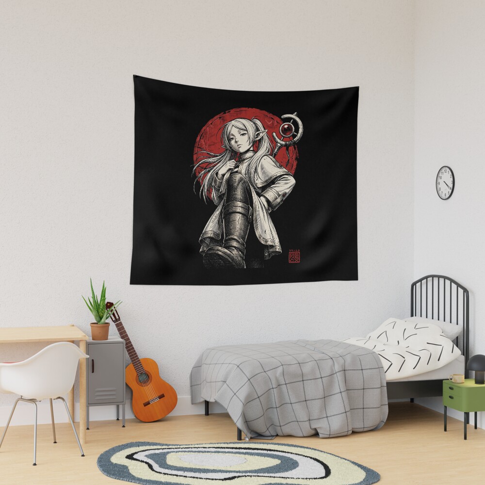 Frieren Japanese Style Tapestry