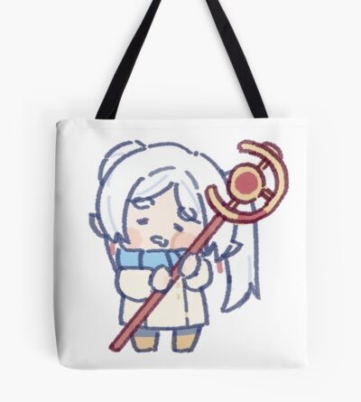 Sleepy Chibi Frieren Tote Bag